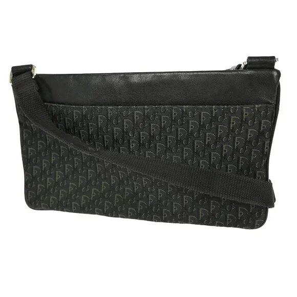 BUYIT Christian Dior Black Trotter Street Chic Shoulder Bag BOA0098 NQ01120 - Picture 6 of 16